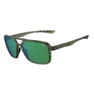 Tifosi Sunglasses แว่นกันแดด รุ่น SALTO Olive Stripe Fade (Emerald Mirror Polarized)