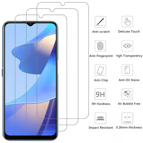 protective tempered glass for oppo a38 a18 a17 a17k a16 a16s a15 a15s a5 a9 2020 screen protector a