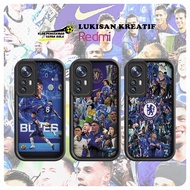 CHELSEA Redmi soft Casing Unique CFC soccer Contest Collage Drop-resistant Adapting protector Redmi 