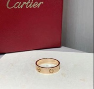 🎁全新特惠CARTIER LOVE系列 戒指 男女同款 金色