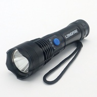 ไฟฉาย LED แรงสูงไฟฉายตั้งแคมป์แบบซูมได้พร้อมหลอดไฟ LED T6โหมดแสง4โหมดกันน้ำที่ชาร์จ USB อเนกประสงค์Flashlight 10000 Lumen ไฟฉายแรงสูง ไฟฉาย led flashlight