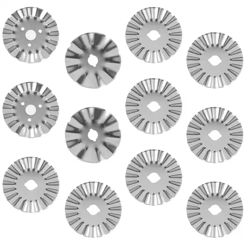 Cutter Blades Portable Wave Rotary Blades Convenient Cutter Replacement Blades Versatile Crochet Edg