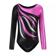 Professional Gymnastics Ballet with Patchwork Leotard for Girls / Teens (2 Colours) Size 110 ~ 165