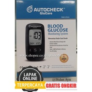 Alat Autocheck Glukosa GLUCARE / Alat Tes Gula Darah Darah AUTOCHEK