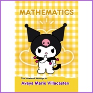 ▧ ⭐ ♟ SANRIO PERSONALIZED NOTEBOOKS 50 LEAVES KUROMI  WRITING COMPOSITION SPIRAL