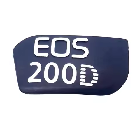 For Canon 200D , Second Generation Sign, BLACK Nameplate Parts Accessories 1 Piece