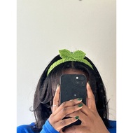 Crochet Leaf Sprout headband