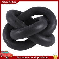 [In Stock]1 PCS 3 Link Wood Knot Decor Hand Carved Coffee Table Decor Modern Farmhouse Shelf Decor B