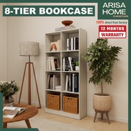 ArisaHome 8 Tier Bookcase / 8 Cube Bookcase / Almari Buku / Rak Buku Rack Shelf / Book Shelf Display