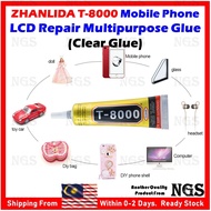 100% Original Zhanlida T8000 T-8000 Fast Rubber Glue For Phone Tablet Screen Digitizer Back Glass (T