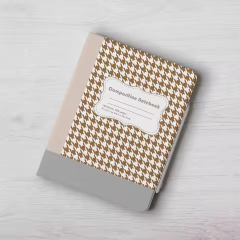 Vintage Composition Book iPad Case for Apple iPad 9.7" 10.2" 10.5" 11 inch iPad Air 6 5 4 iPad Mini 