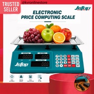 JcTop 40kg Electronic Price Computing Scale Digital Weighing Scale AC / Penimbang Digital Pengiraan 