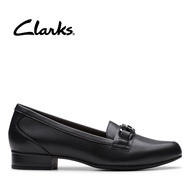 Clarks Womens  Juliet Echo Black Leather Kasut Perempuan