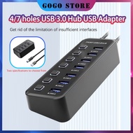 USB HUB 3.0 hub computer extender 4-port/7-port USB splitter
