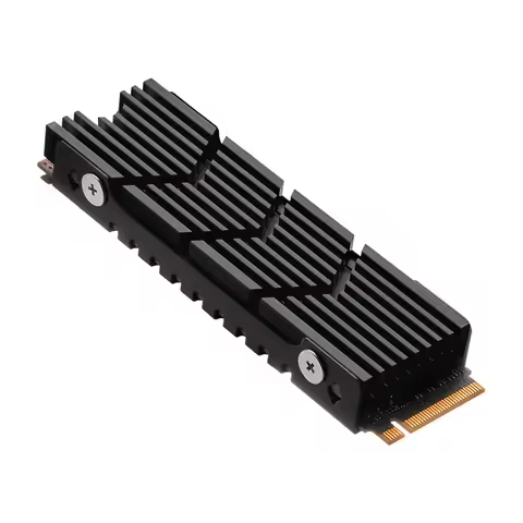 FinalCool Glacier M2Pro M.2 2280 SSD heatsink, Double-Sided Heat Sink, with Thermal Silicone pad for