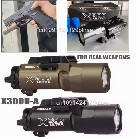 Tactical X300UA X300U-A Flashlight X300U Scout Light White LED Hunting Weapo-n Light Fit 20mm Picati