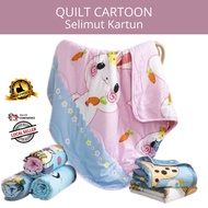 CHILDREN BLANKET-CHILDREN QUILT-SELIMUT KARTUN-SELIMUT BUDAK-SELIMUT TEBAL-CARTOON-QUILT NAP BLANKET