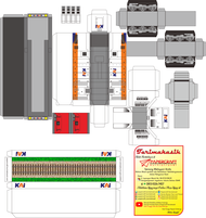 Pola Kertas Papercraft Lokomotif CC 203