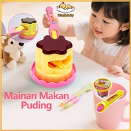 Wonderbaby Set Mainan Puding Jeli Pudding Feeding Toy 3-7 Year Old Food Feeding Exclusive Toys Play 