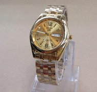 JAM TANGAN PRIA SEIKO 5 RANTAI KW SUPER TANGGAL HARI AKTIF