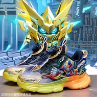 kasut roda budak perempuan kasut roda ABC karun Winter Boys Shoes Luminous Mecha Sneakers Rotating B