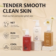 [Ready Stock] Orange Rose Milk Body Wash Long-Lasting Fragrance Body Scrub Body Wash Fragrance Body 