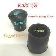 7/8" rubber feet, 7/8 inch feet, hole diameter 22mm