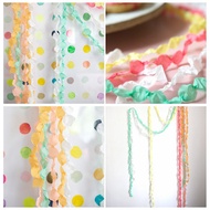 Crepe Streamer DIY Decorations Crepe Paper Streamer 81ft x 1.7inches