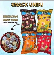 Snack undu ujan duit berhadiah uang tunai jika beruntung harga untuk (1pack isi 10pcs)