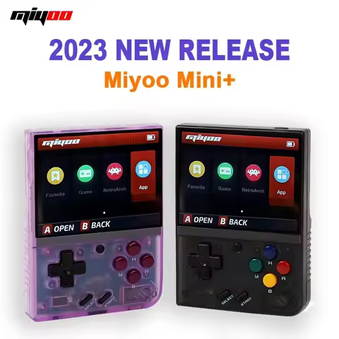 MIYOO Mini Plus Portable Retro Handheld Game Console V2 Mini IPS Screen Classic Video Game Console L
