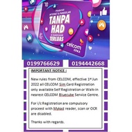 VIP CELCOM XPAX 010 / 011 Prepaid Sim Card