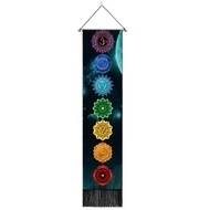 🔥Actual Product🔥32cmX140cm 7 Chakra Tapestry/Wall Hanging/Tarot Hippie七脉轮挂布挂毯