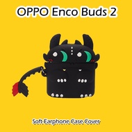【Trend Front】For OPPO Enco Buds 2 Case Innovation Cartoon Soft Silicone Earphone Case Casing Cover NO.1