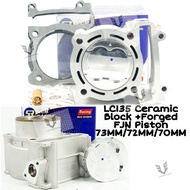 LC135/Y15ZR Racing Ceramic Block With Forged FJN Piston 73MM/72MM/70MM Sum Racing