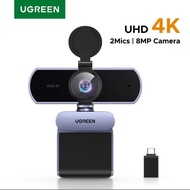 【RU】UGREEN USB 4K 2K 1080P HD Mini For Web Dual Microphones for Youtube Video Calling web cam