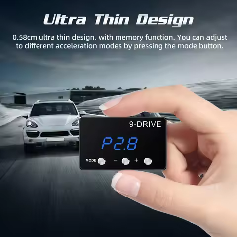 Car Electronic Throttle Accelerator Neutral Black Frame Non-destructive Modification 9 Drive 5 Mode 