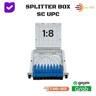 SPLITTER BOX SC UPC 1:8 PLC PASSIVE SPLITTER BOX 8 WAY