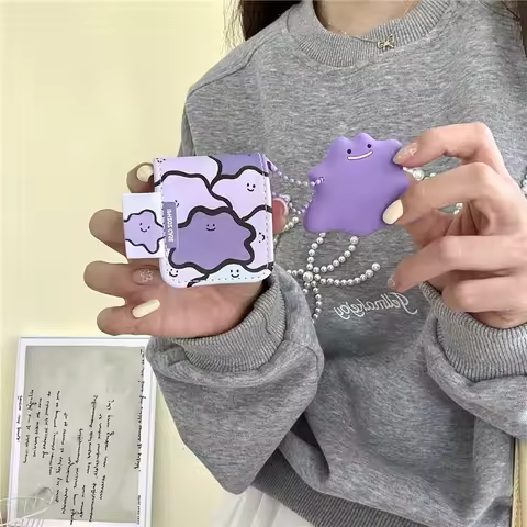 Pikachu Ditto Case for AirPods Pro Case Cute Cartoon 3D Protect Cover for Apple AirPods 1 2 3 4 Gene