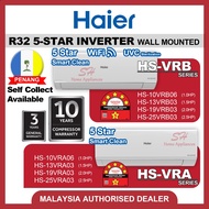 HAIER R32 5-STAR Inverter Air-conditioner VRB / VRA 5-STAR Inverter Aircond 1.0HP 1.5HP 2.0HP 2.5HP