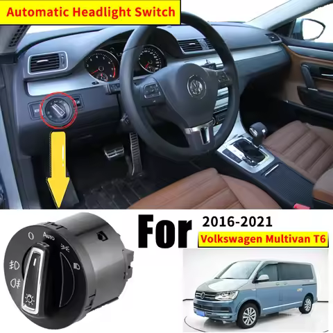 For Volkswagen Transporter 6T Multivan 2016-2021 2016 Headlight Automatic Switch Car Auto Light Upgr