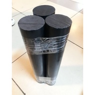 Carbon teflon PTFE rod Black / 15mm X 30cm rod