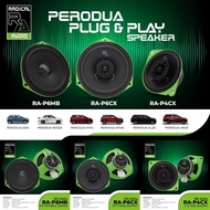 RADICAL AUDIO HIGH POWER SPEAKER FOR PERODUA PLUG AND PLAY