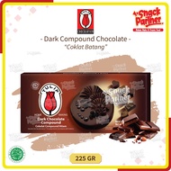 TULIP COMPOUND 225 GR - Chocolate Choco White Putih Milk Susu - Coklat Batang Leleh Hitam DCC - Banj