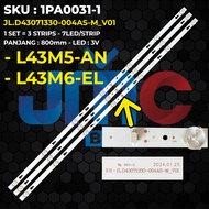Backlight TV XIAOMI 43 Inch L43M5-AN L43M6-EL JL.D43071330-004AS-M-V01