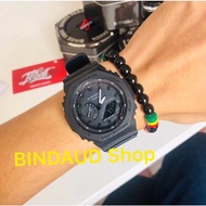 1.1 FULL BLACK AUTOLIGHT DOBBLE TIME WATCH HARGA PROMO