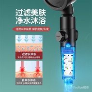 Trendy Clean Pressurized Shower Nozzle Shower Super Pressurized Bath Faucet Flower Drying Head Rain Spray Filter Set 4FO