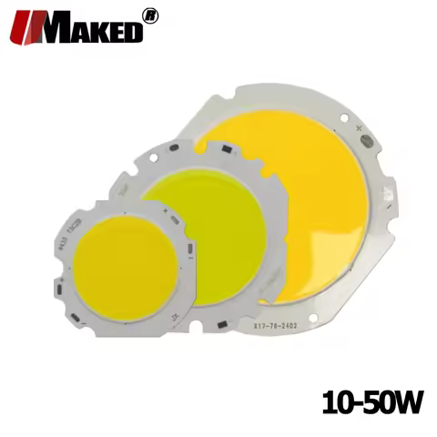 10pc LED COB 10 15 20 24 30 40 50W 4032 6042 7660 Size Ra75 110lm/w Current 300mA 3000-4000-6000K Sa