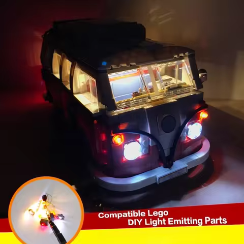 LED Light for 10220 Compatible LEGO T1 Camper Van Vw Bus Without Building Blocks Just Led Kit for Ch