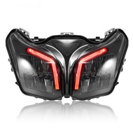 ไฟฟน้า LED สำหรับไฟฉายคาดศีรษะ YAMAHA Jupiter Z1 Lagenda 115 Fi Jupiter Z Robot 115cc-สีน้ำเงินม่วงแ