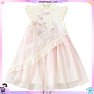 cheongsam muslimah kids 汉服 baju cheongsam budak perempuan Girls Dress Summer 2025 New Style Children
